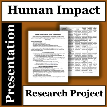 Preview of Human Impact of the Living Environment Research Project - Propose a Solution