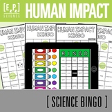 Human Impact on Ecosystems Vocabulary Review Game | Science BINGO