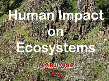 Preview of Human Impact on Ecosystems pdf