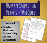 Human Impact on Plants - WebQuest