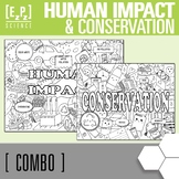 Human Impact on the Environment & Conservation Activity Bundle