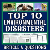 Environmental Disasters Reading Article Human Impact on th
