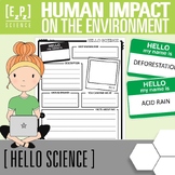 Human Impact on the Environment Vocabulary Activity | Role