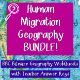 Human Migration Geography WebQuest Bundle