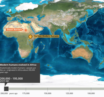 Preview of Human Migration Interactive Map Activity