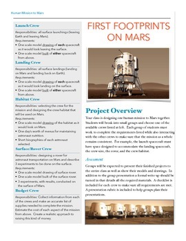 Preview of Human Mission to Mars Class Project
