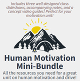 Human Motivation Mini-Bundle (Worksheets, Slides, and Guid