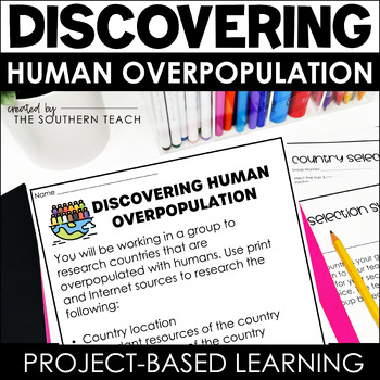 Preview of Human Overpopulation Research Activity | Project-Based Learning