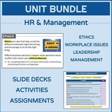 Human Resources (HR) & Management | UNIT BUNDLE (Intro to 
