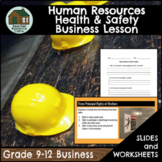 Human Resources Health and Safety Lesson (Grades 9-12 Business) 