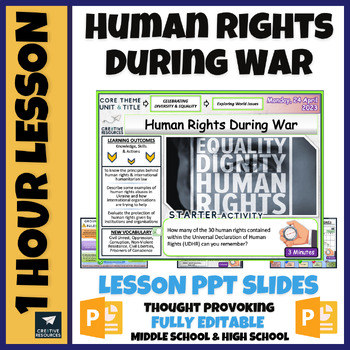 Preview of Human Rights During War