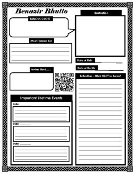 Human Rights Leaders Biography Templates by Creating in Carolina