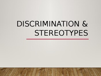 Preview of Human Rights, Stereotypes, & Discrimination - 3 Guided Lessons w/Activities!