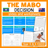 Human Rights and the Mabo Decision- Slides & Worksheets