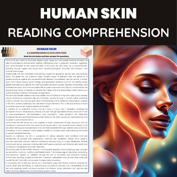 Preview of Human Skin Reading Passage | Human Body Organs | Anatomy & Physiology