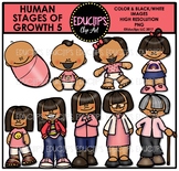 Human Stages Of Growth 5 - Asian Female {Educlips Clipart}