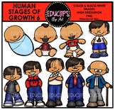 Human Stages Of Growth 6 - Asian Male {Educlips Clipart}