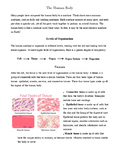 Human Tissue & Organ System