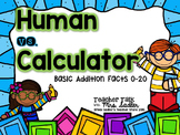 Human Vs, Calculator Addition facts to 20 edition