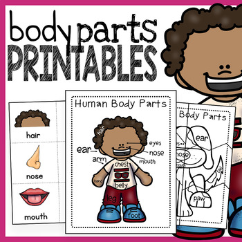Body Parts Activities by The Super Teacher | Teachers Pay Teachers