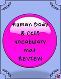 Human body/ Cells vocabulary review mat