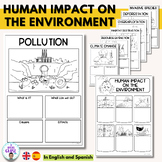 Human impact on the environment- graphic organizers- Earth