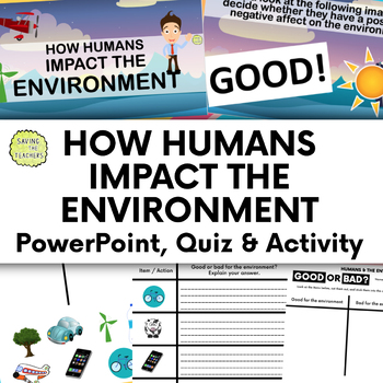Preview of Humans And The Environment: How Humans Affect The Environment Bundle