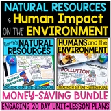 Humans Impact on the Environment & Natural Resources BUNDLE