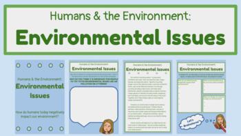 Preview of Humans & Their Impact on the Environment