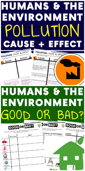 Humans and The Environment: Pollution - HUGE BUNDLE by Saving The Teachers