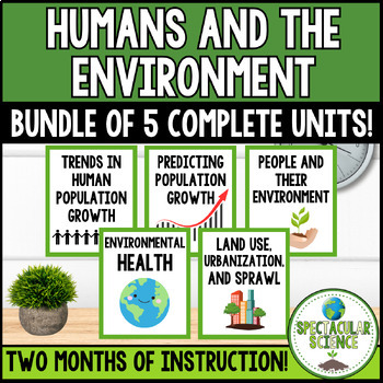 Preview of Humans and the Environment Unit Bundle