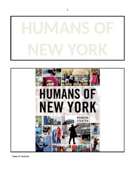 Preview of Humans of New York: Bundle (3 Units)