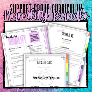 Preview of Humility Lesson Pack for Child Advocacy and Support Groups