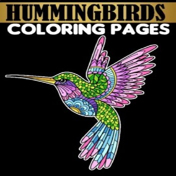 Preview of Hummingbird Coloring Book : Hummingbird Coloring Pages