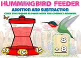 Hummingbird Feeder Addition and Subtraction