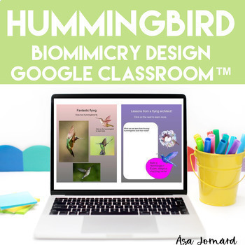 Preview of Hummingbird | PBL GOOGLE Classroom™ Digital Activities Design Inspired by Nature