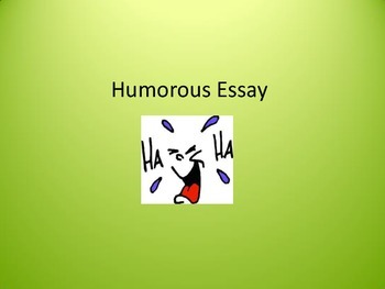 definition of humorous essay