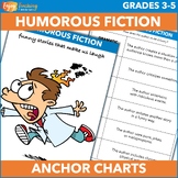 Humorous Fiction Anchor Charts, Posters, Graphic Organizer
