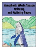 Humpback Whale Season Coloring and Activity Pages