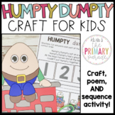 Humpty Dumpty Craft | Nursery Rhyme Crafts | Nursery Rhyme