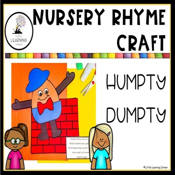 Preview of Humpty Dumpty Craft | Nursery Rhymes Activity for Poetry Notebook