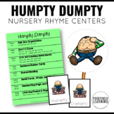 Humpty Dumpty Literacy Centers and Small Reading Group Activities