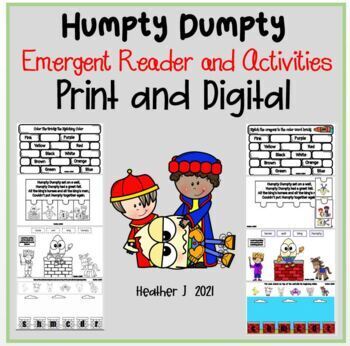 Preview of Humpty Dumpty Literacy and Math /  Nursery Rhymes  /  Phonics