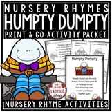 Humpty Dumpty Nursery Rhyme Activities for Kindergarten, P