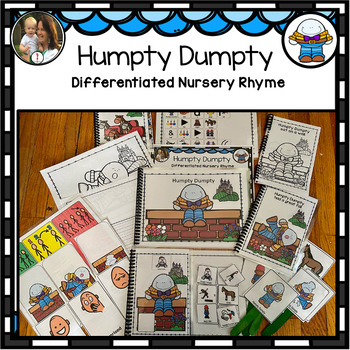 Preview of Humpty Dumpty Nursery Rhyme, Preschool, Nursery, Kindergarten Activities