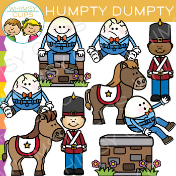 Preview of Humpty Dumpty Nursery Rhyme Story Clip Art