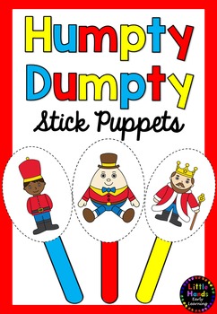 Preview of Humpty Dumpty Nursery Rhyme Puppets