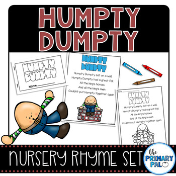 Preview of Humpty Dumpty Nursery Rhyme and Book Set