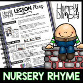 Humpty Dumpty Nursery Rhymes - Kindergarten Unit with Sub Plans