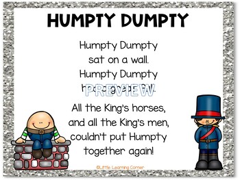 Build a Poem ~ Humpty Dumpty ~ Pocket Chart Center by Sarah Griffin
